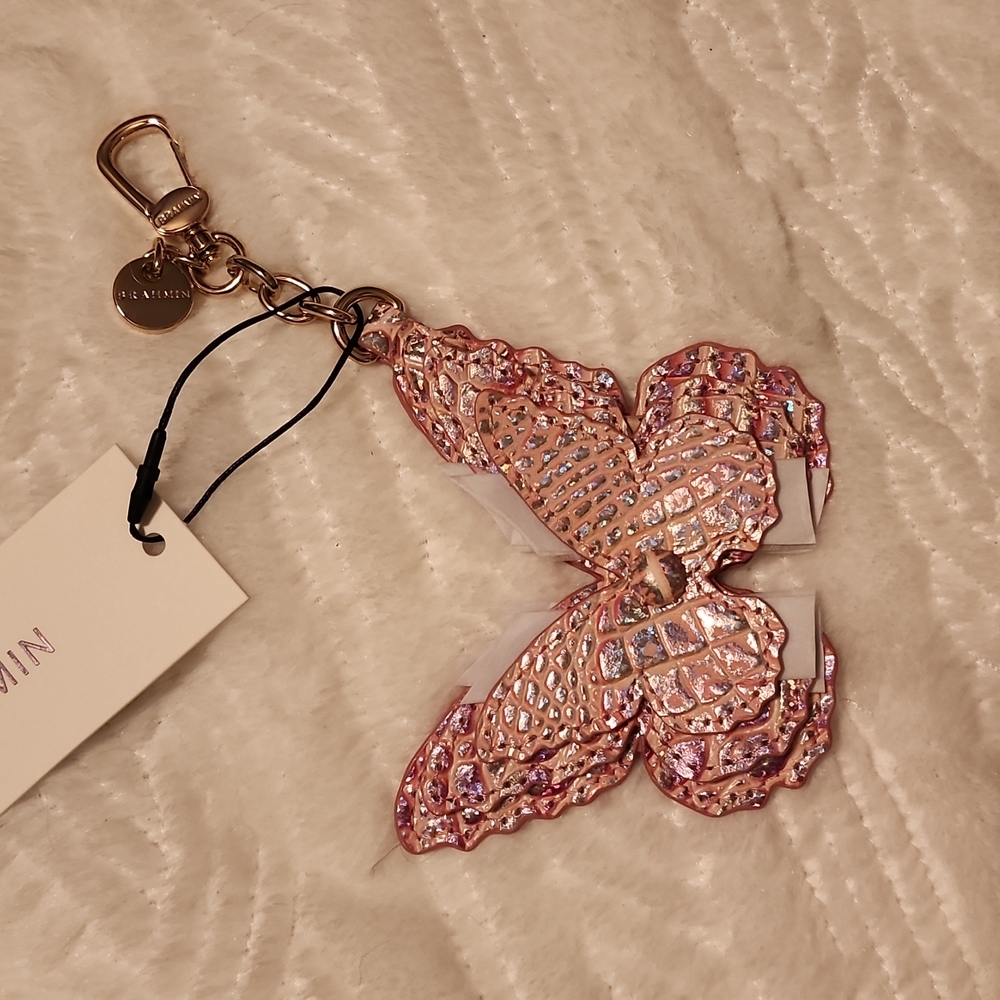 Brahmin Pixie Dust Butterfly Key Fob